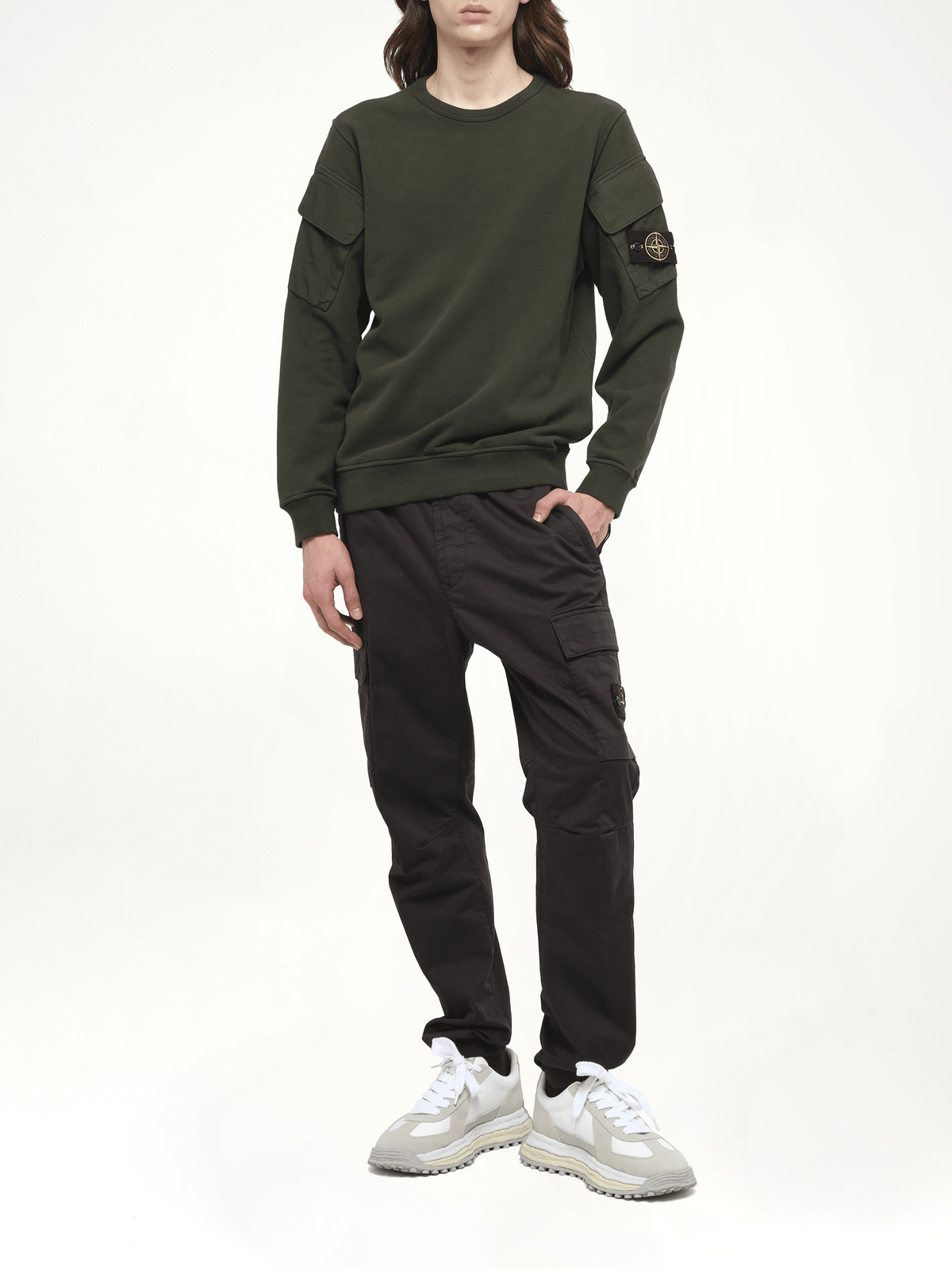 610000 Cotton Fleece Sweatshirt in Juniper