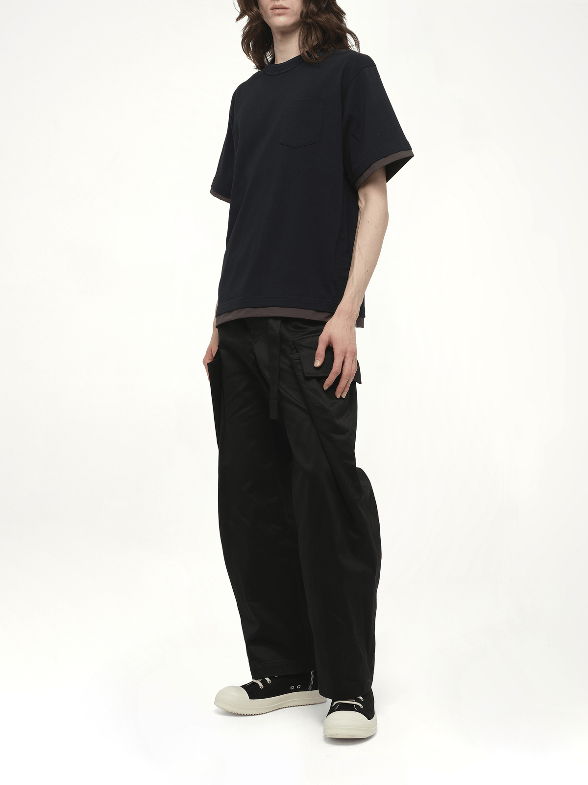 Cotton Jersey T-Shirt in Navy