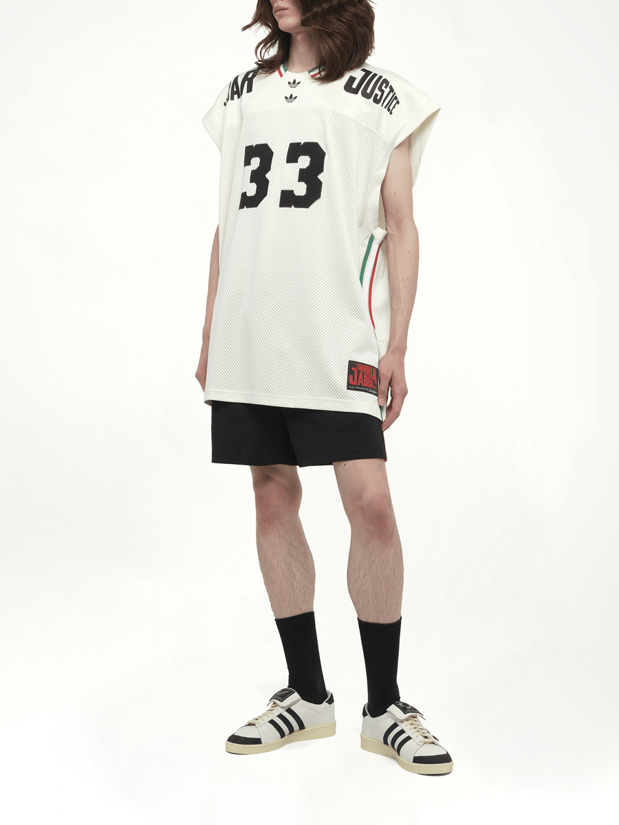 Adidas X Chavarria Jabbar Basketball Jersey in Off White
