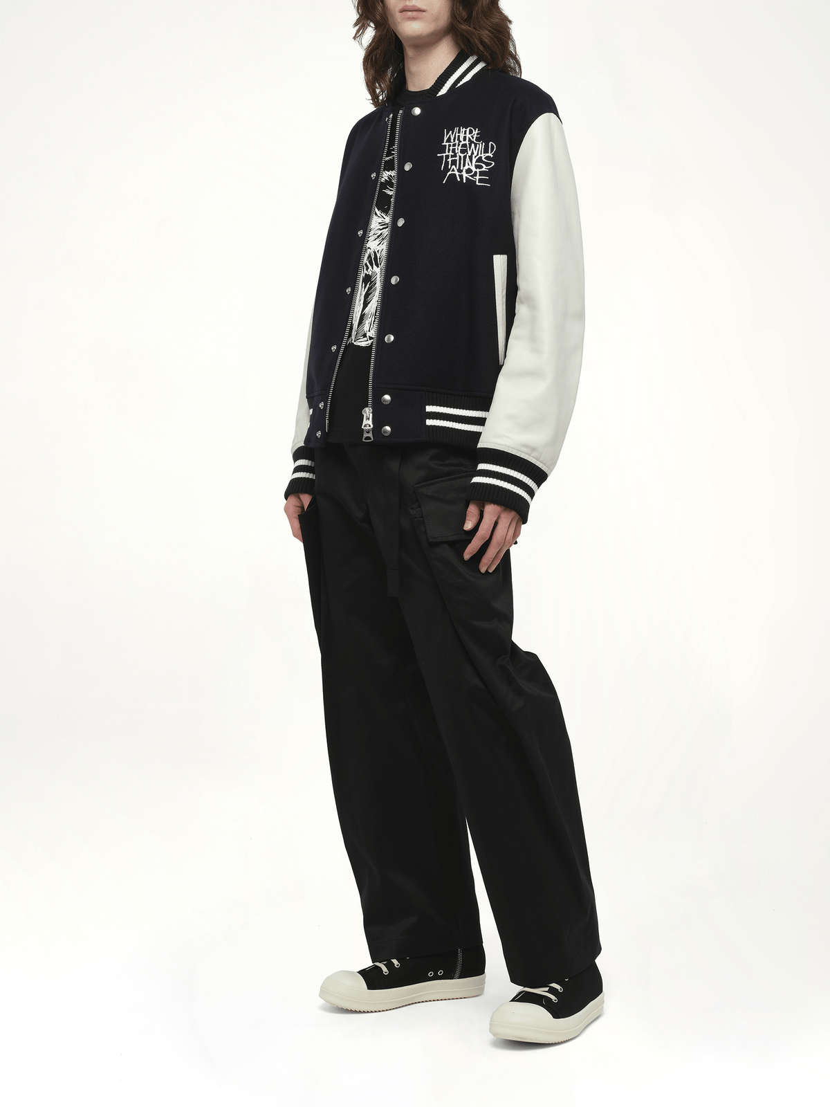 WHERE THE WILD THINGS ARE Blouson in Navy/Off White