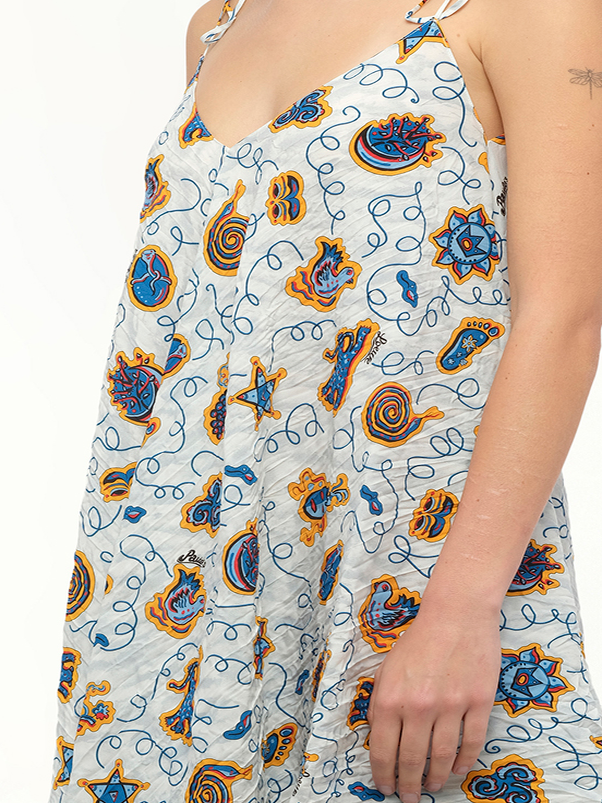 Loewe x Paula Prt Strappy Dress in White