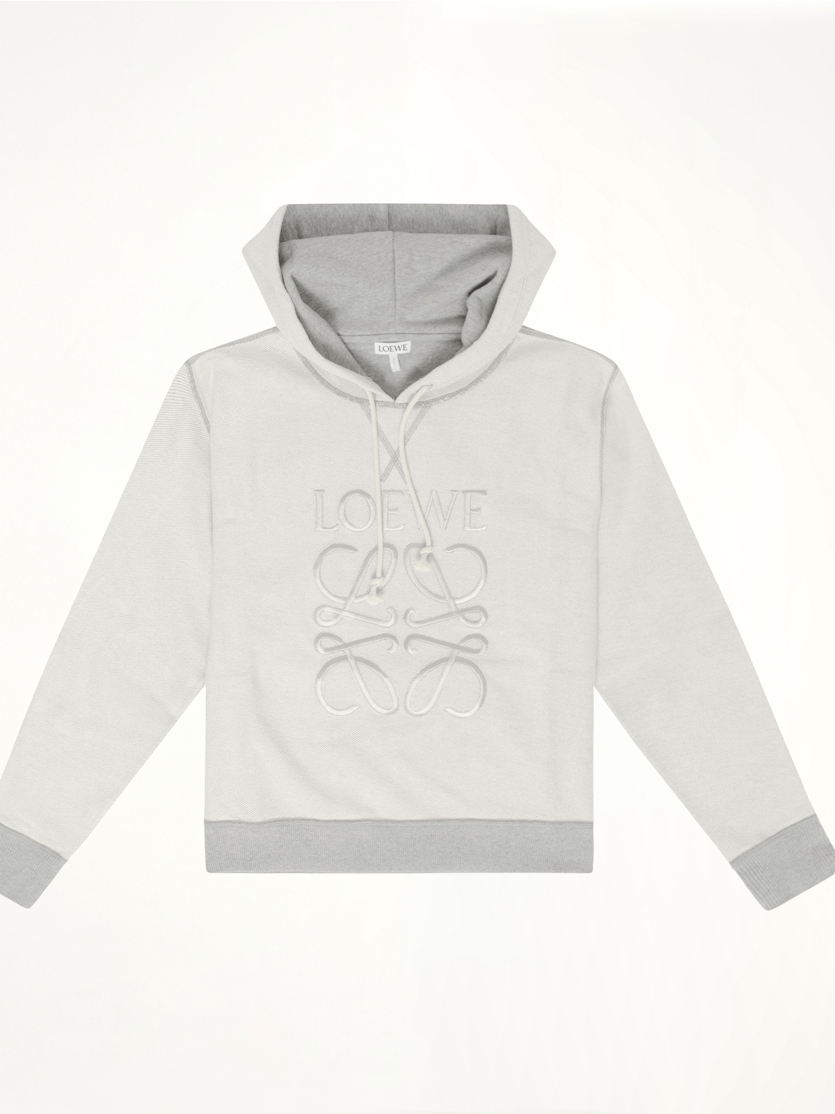 Anagram Hoodie in Grey
