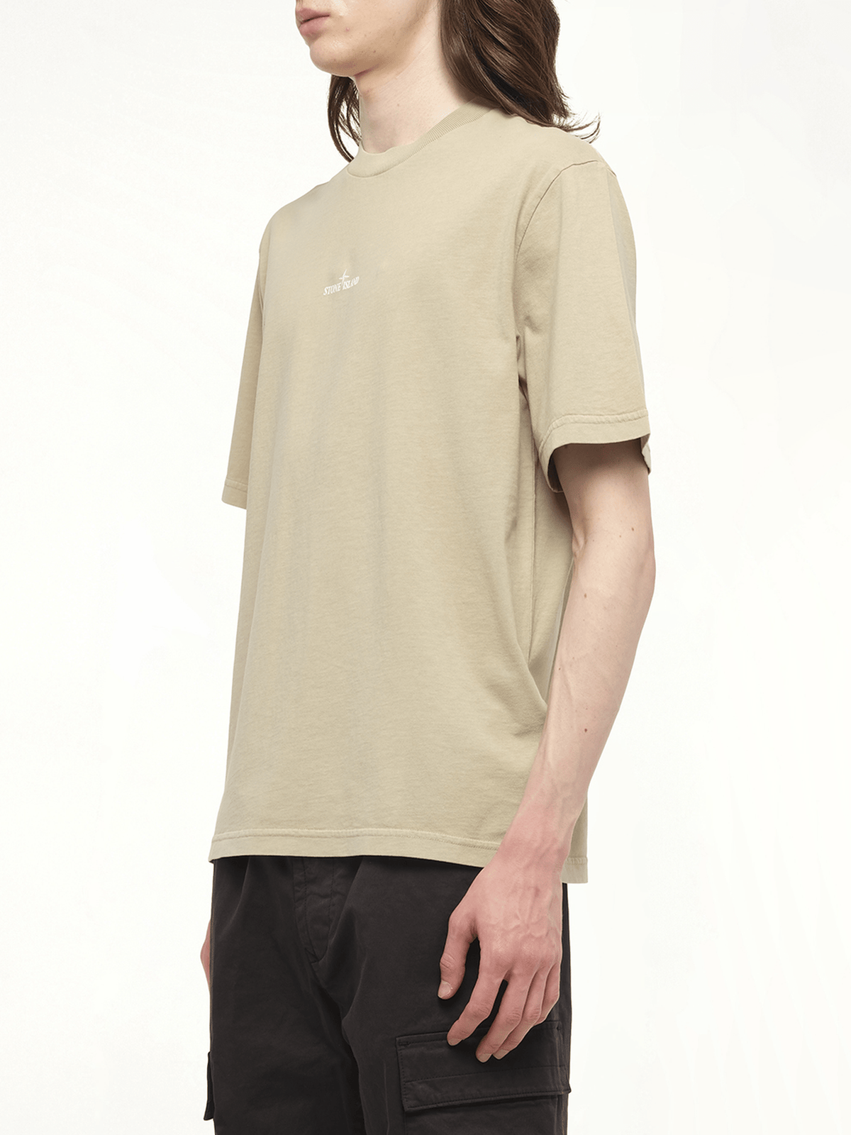 210003 Industrial Print S/S T-Shirt in Desert