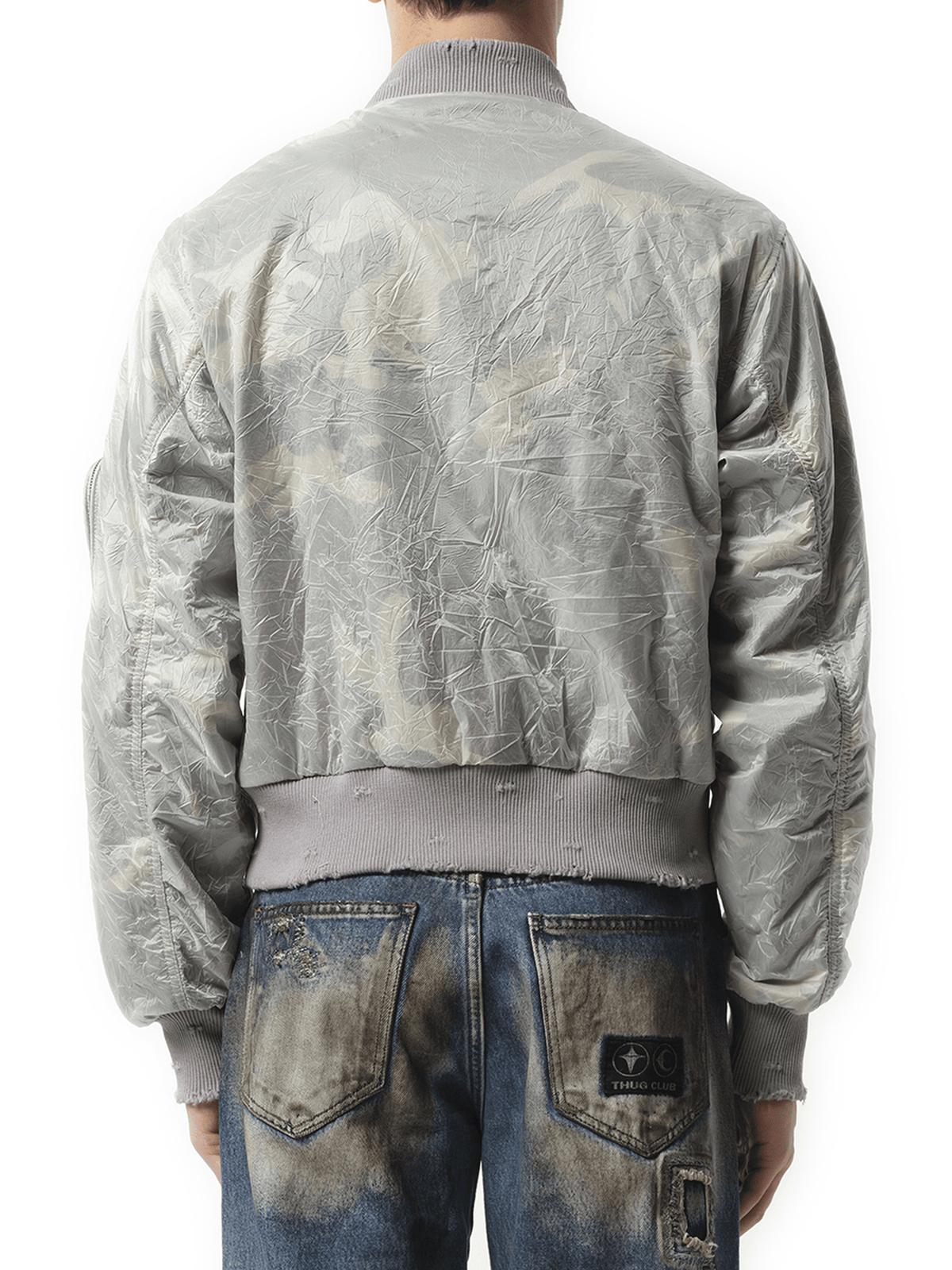 Thug Club Clouded Tango Charlie Bomber in Multicolour