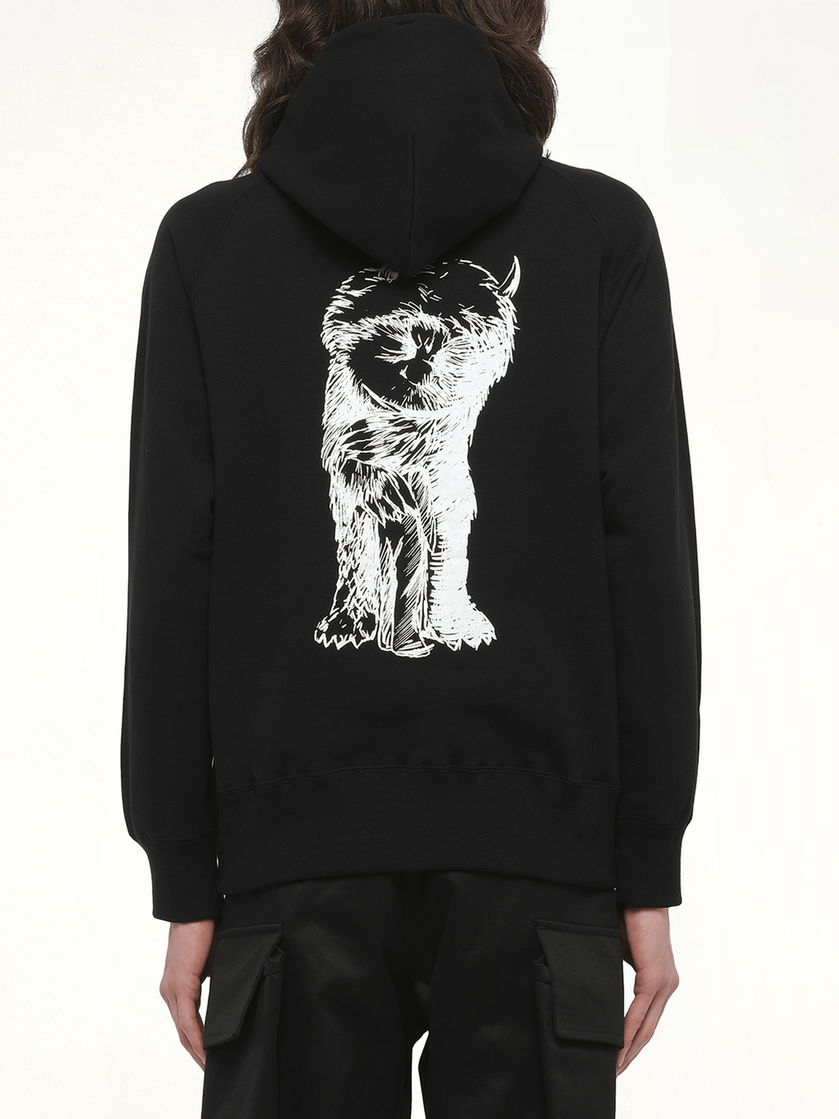 WHERE THE WILD THINGS ARE Logo Hoodie in Black