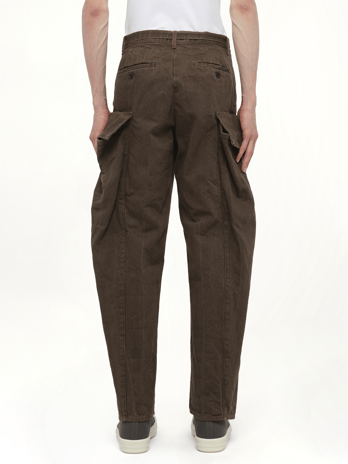 Denim Pants in Brown