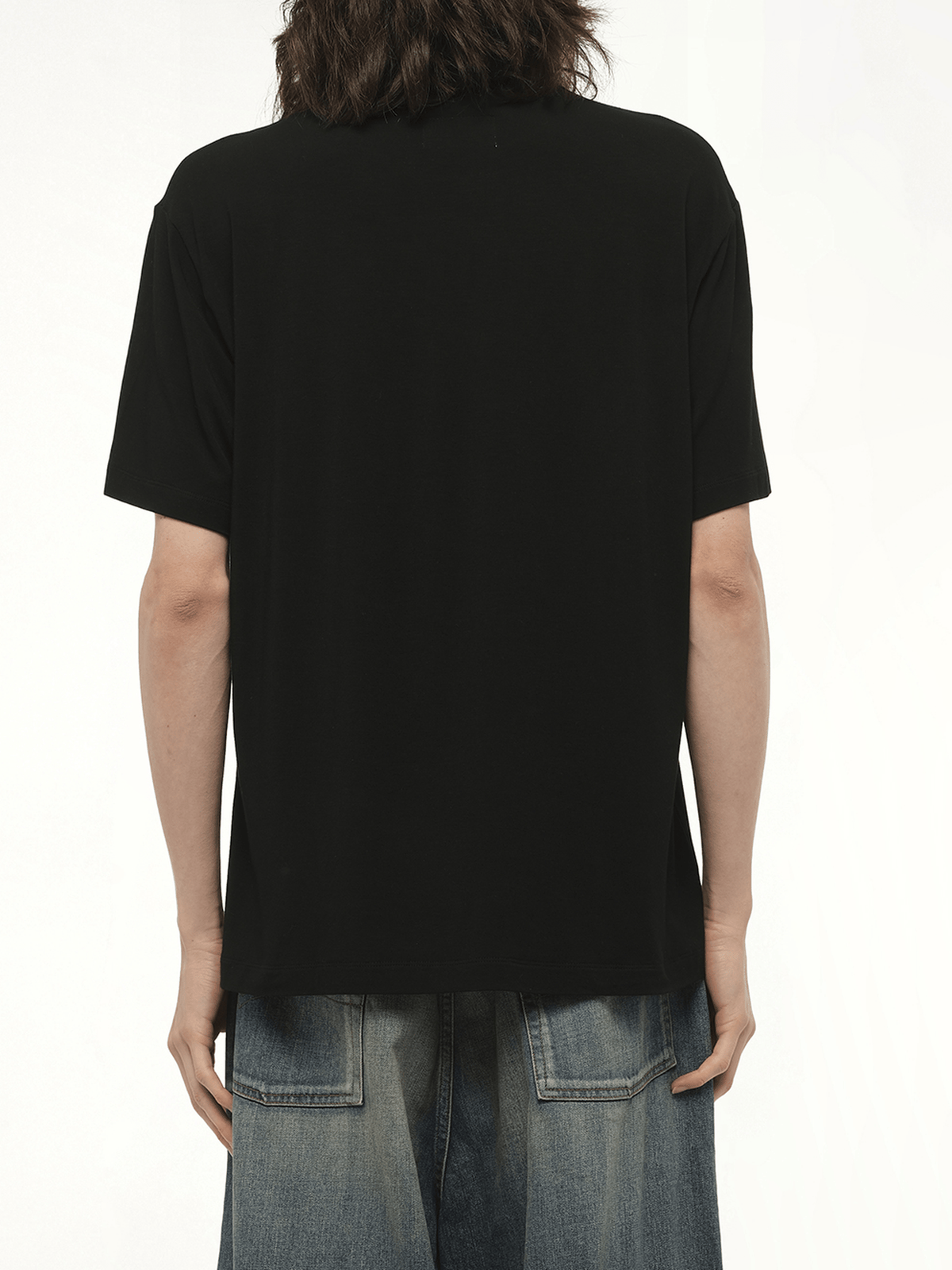 Big Japanese Neon Paint Fan Service T-Shirt in Black