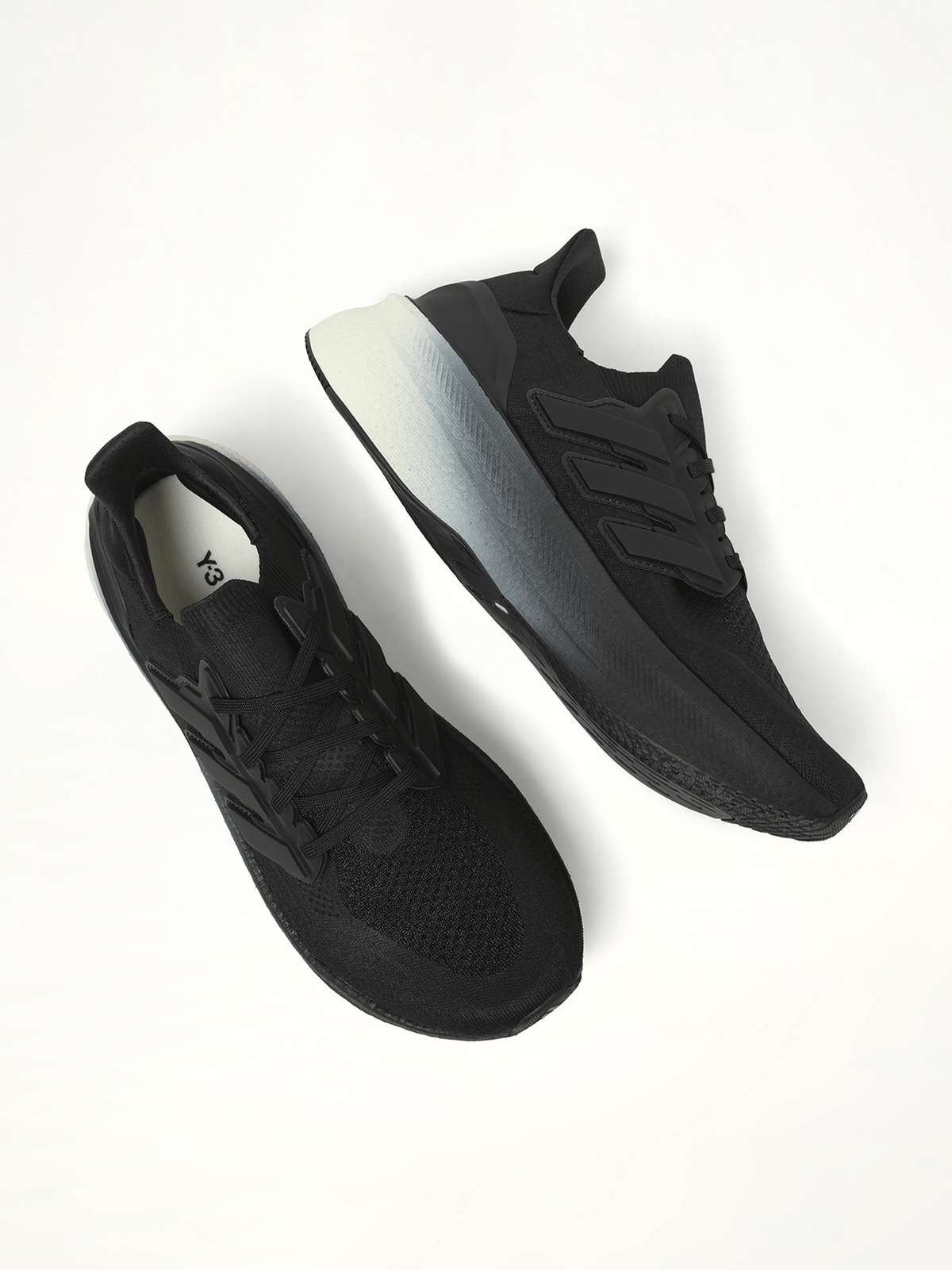 Ultraboost Light 5 in Black Top View | Y-3