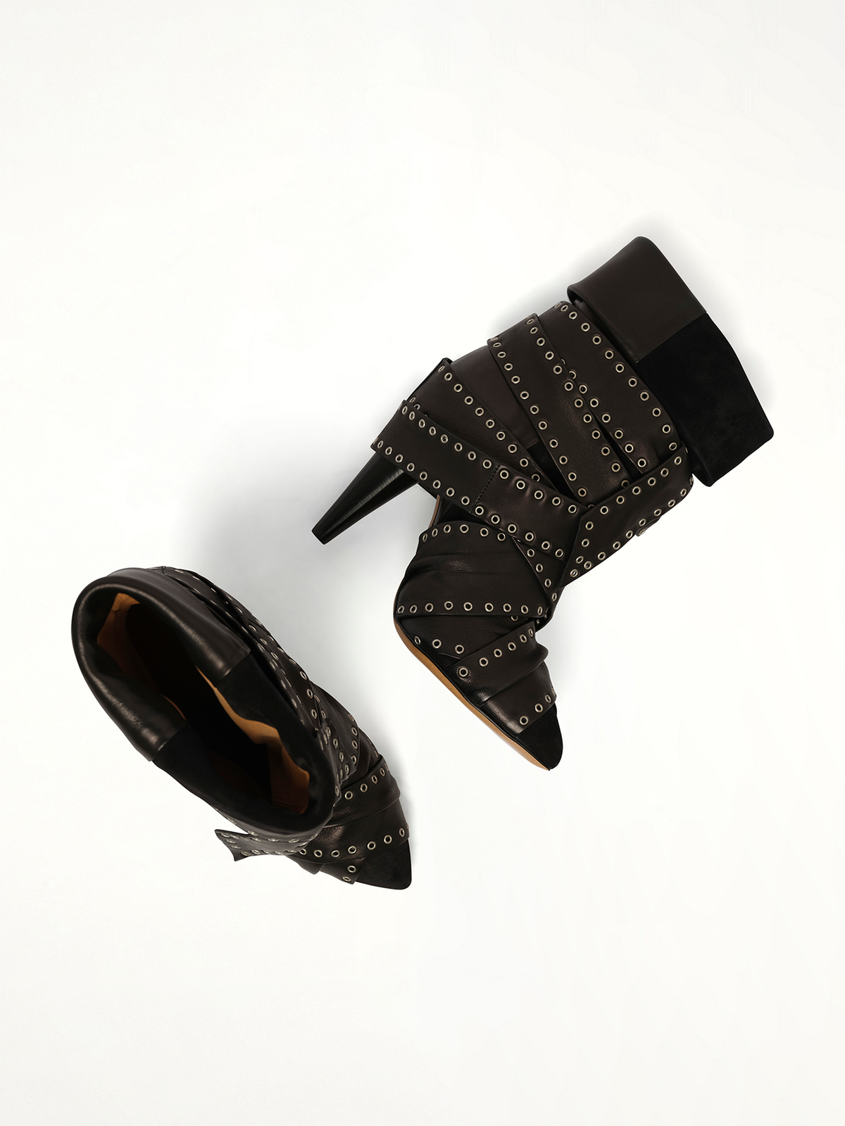 Aleen Boots in Black Top View | ISABEL MARANT
