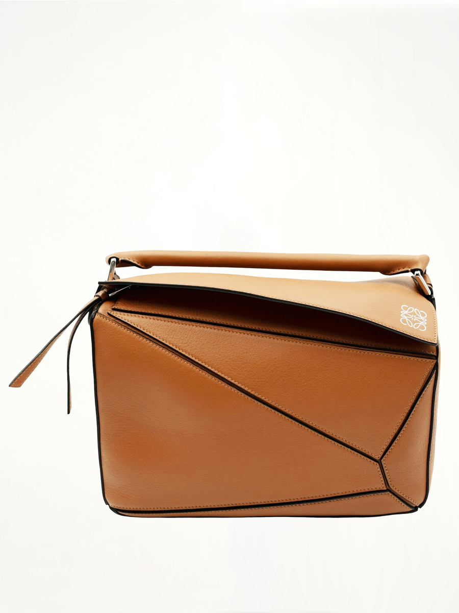 Large Puzzle Bag in Tan