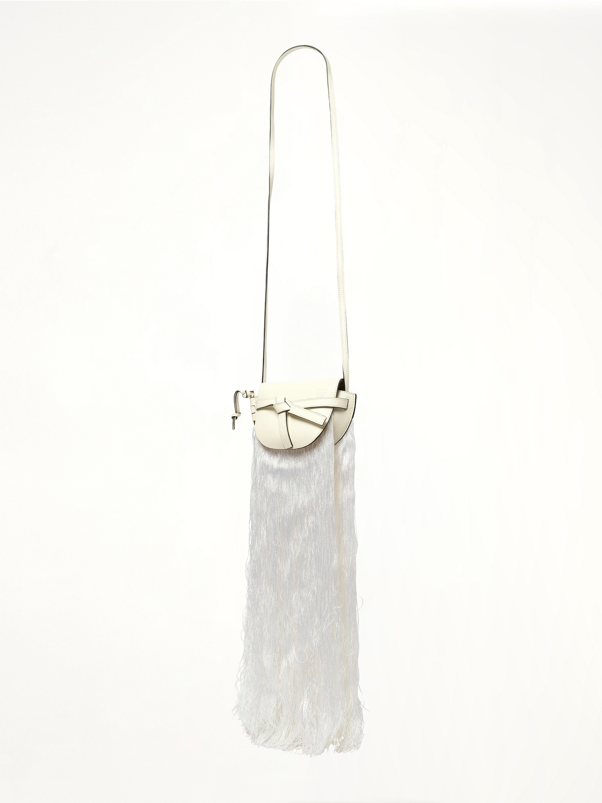 Gate Fringes Mini in White
