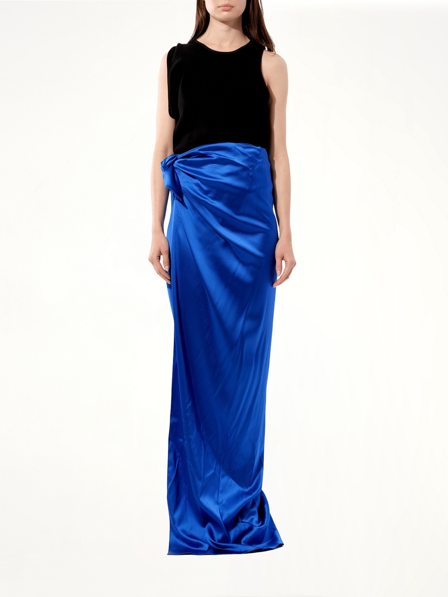 Wrap Skirt in Blue