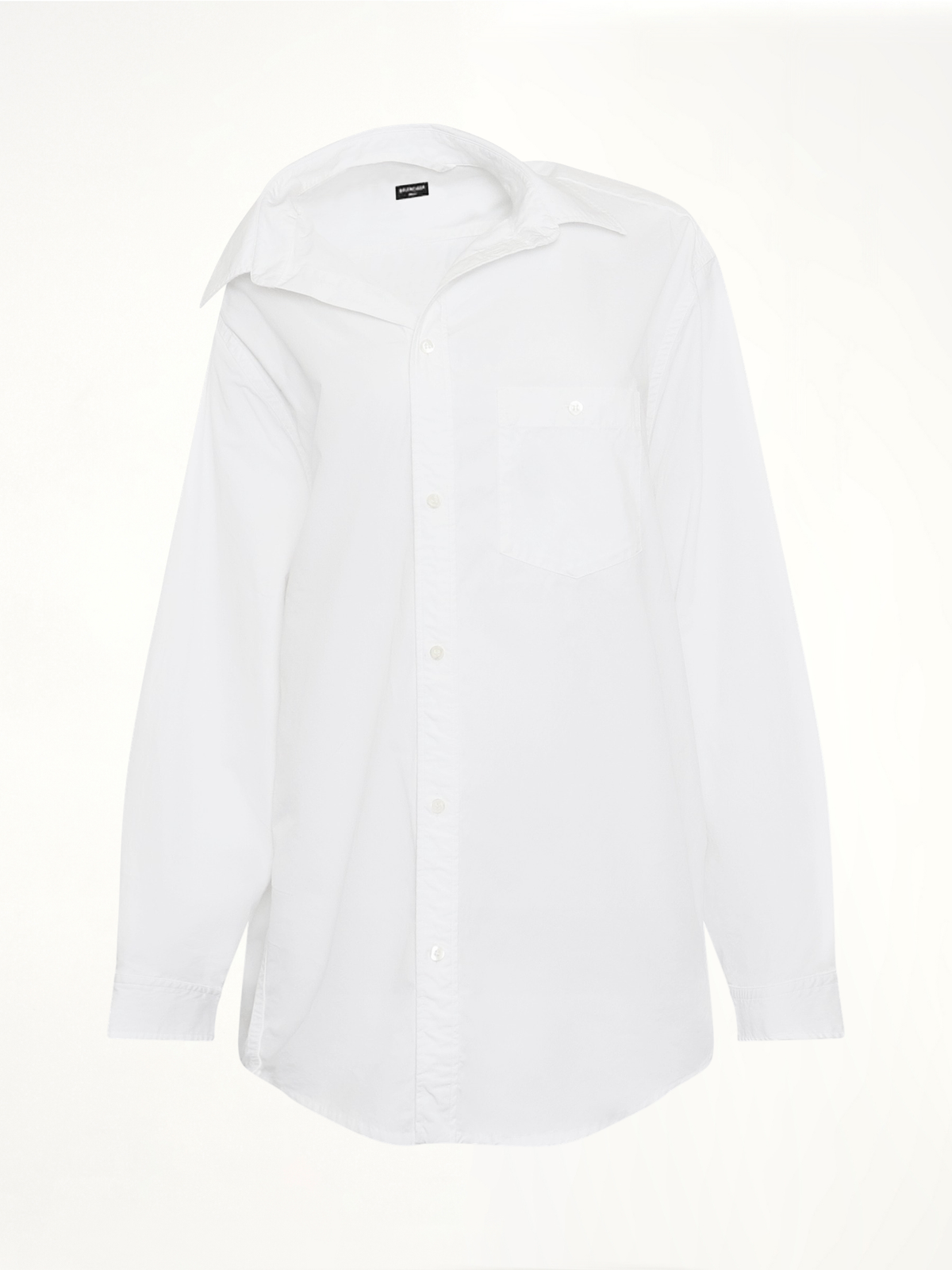 Off Shoulder Shirt in White