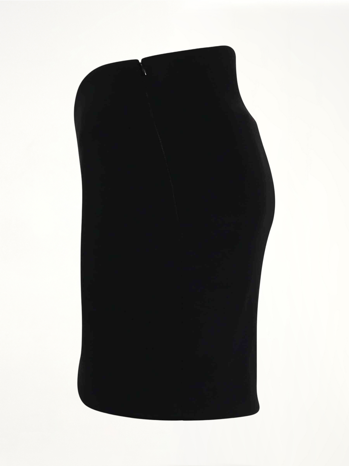 Circle Mini Skirt in Black