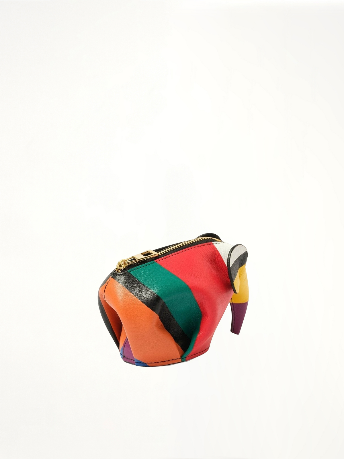 Elephant Stripes Coin Purse in Multicolor