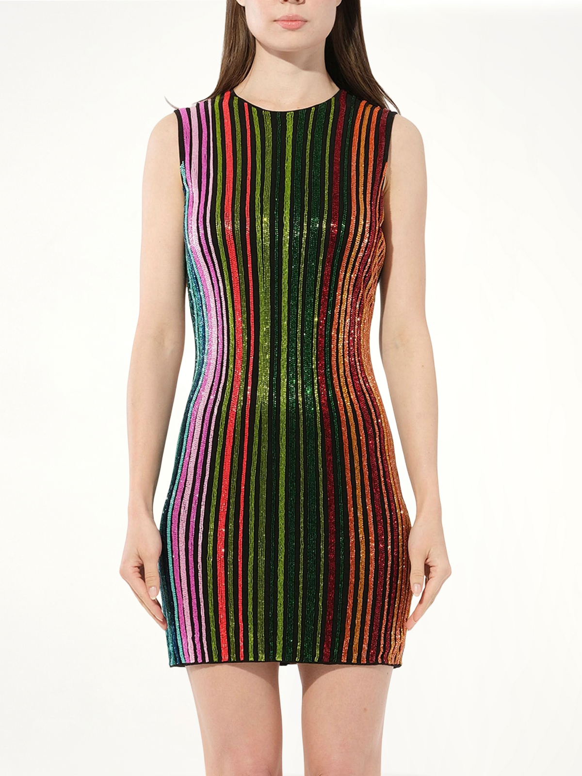 Woven Dress in Multicolor