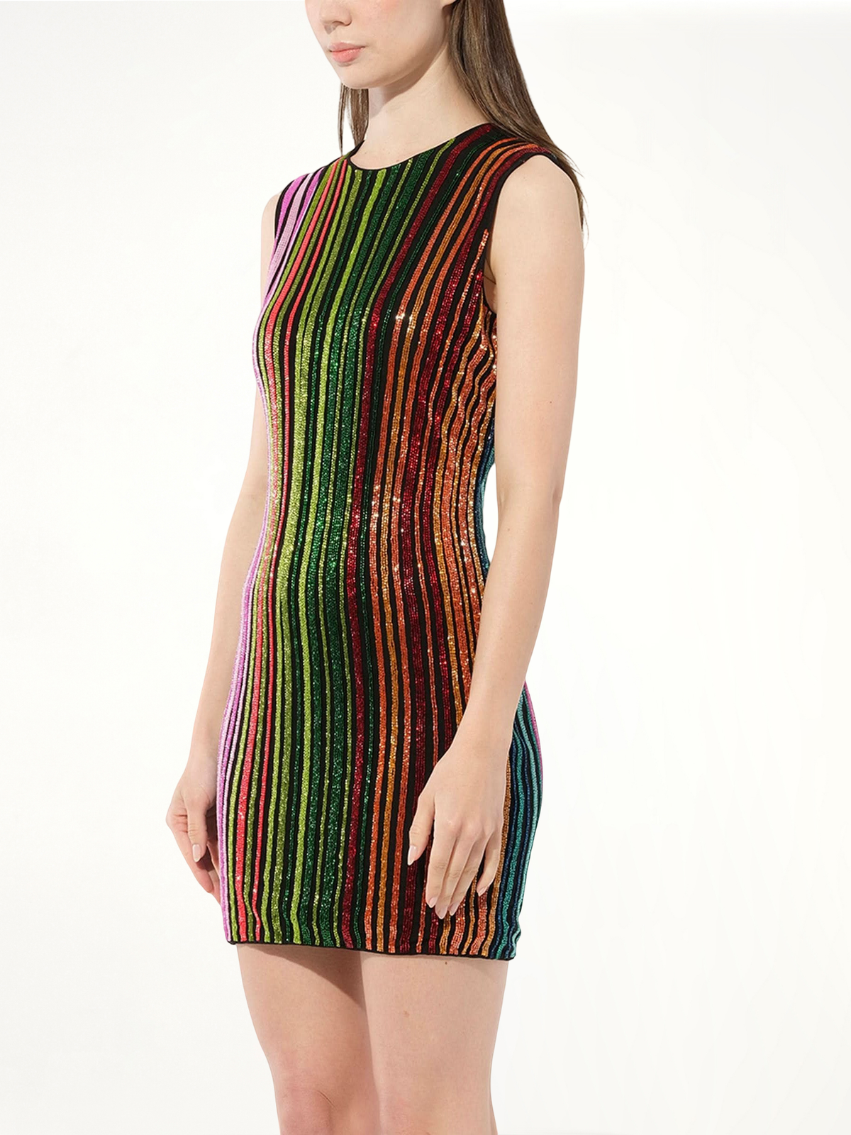 Woven Dress in Multicolor