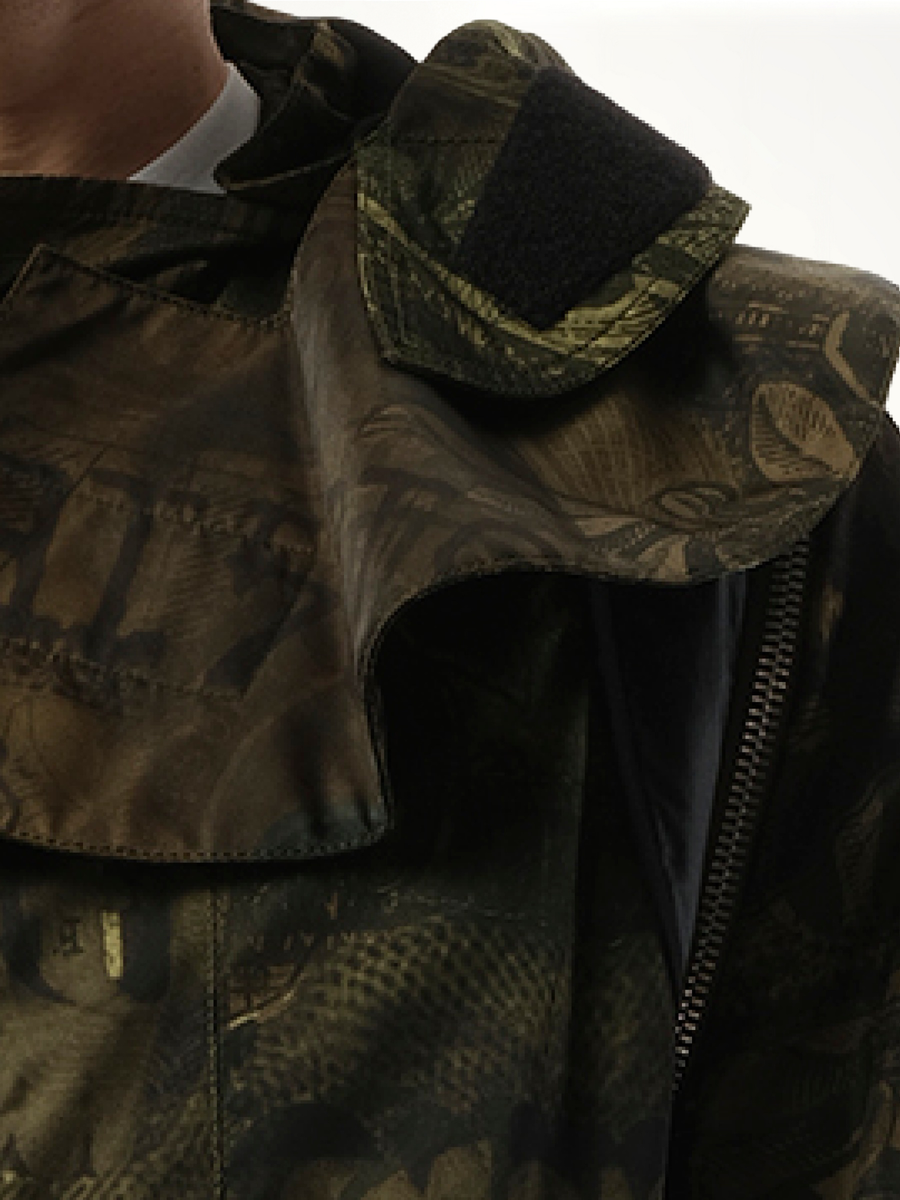 Podium Dollar Coat in Khaki