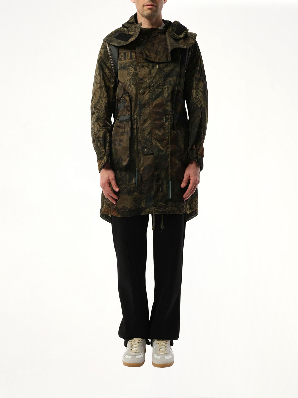 Podium Dollar Coat in Khaki