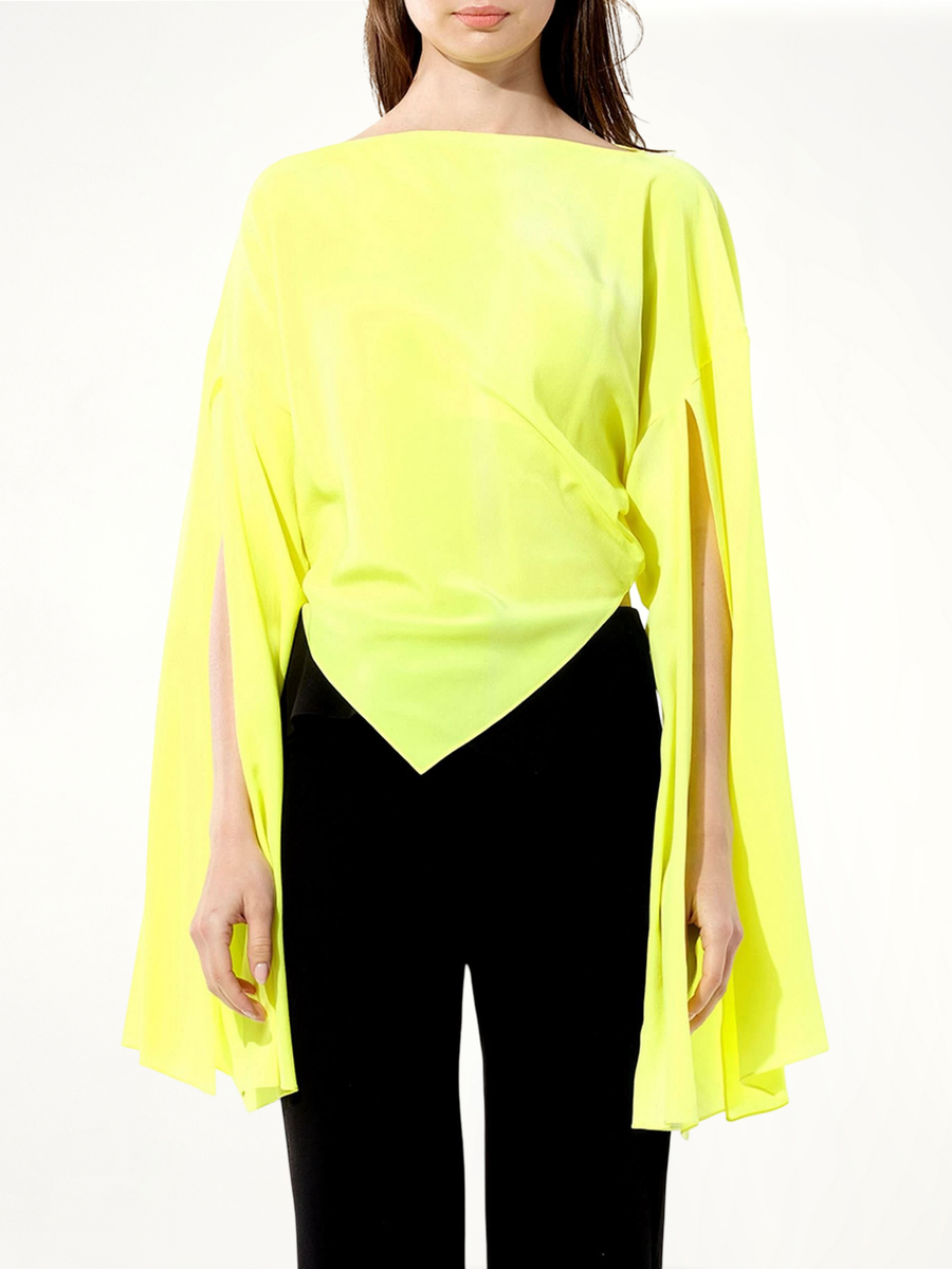 Crepe Top in Yellow
