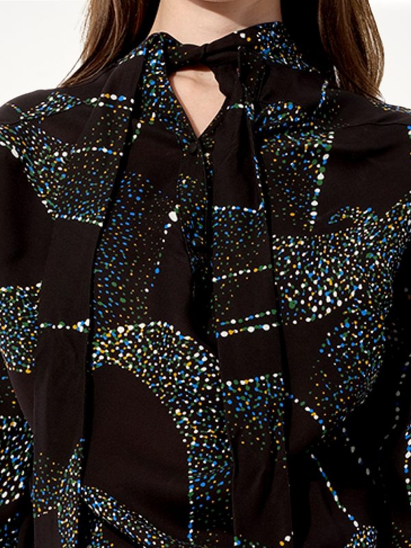 Crepe Shirt in Black