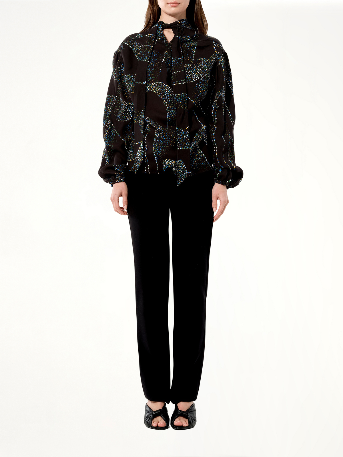 Crepe Shirt in Black