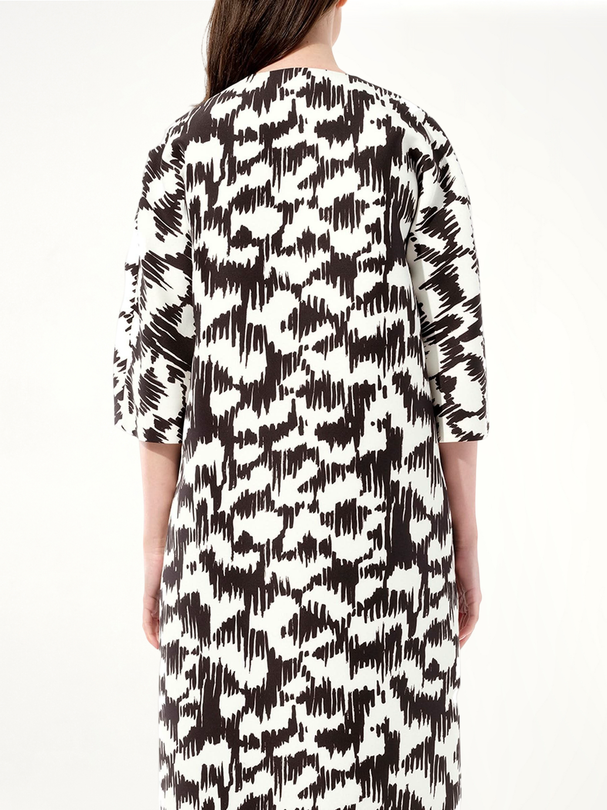 Coat in Black/White