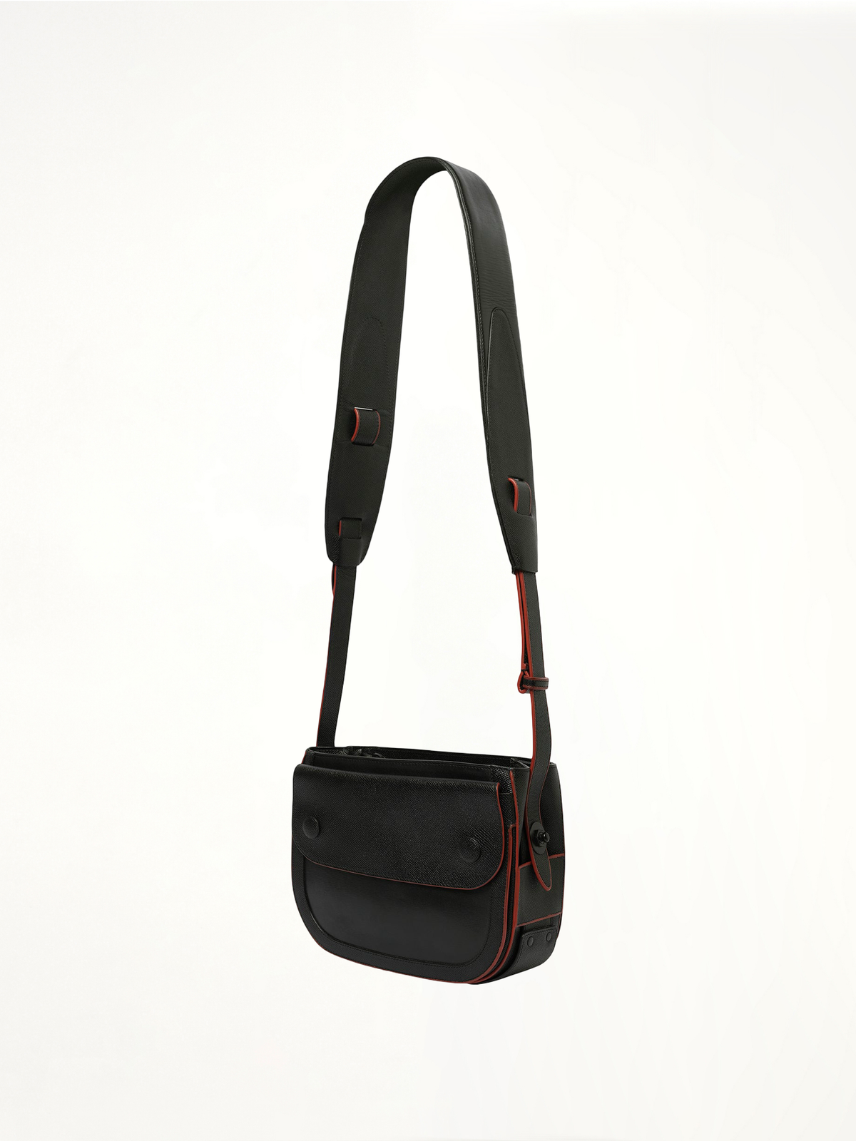 Handbag in Black/Red