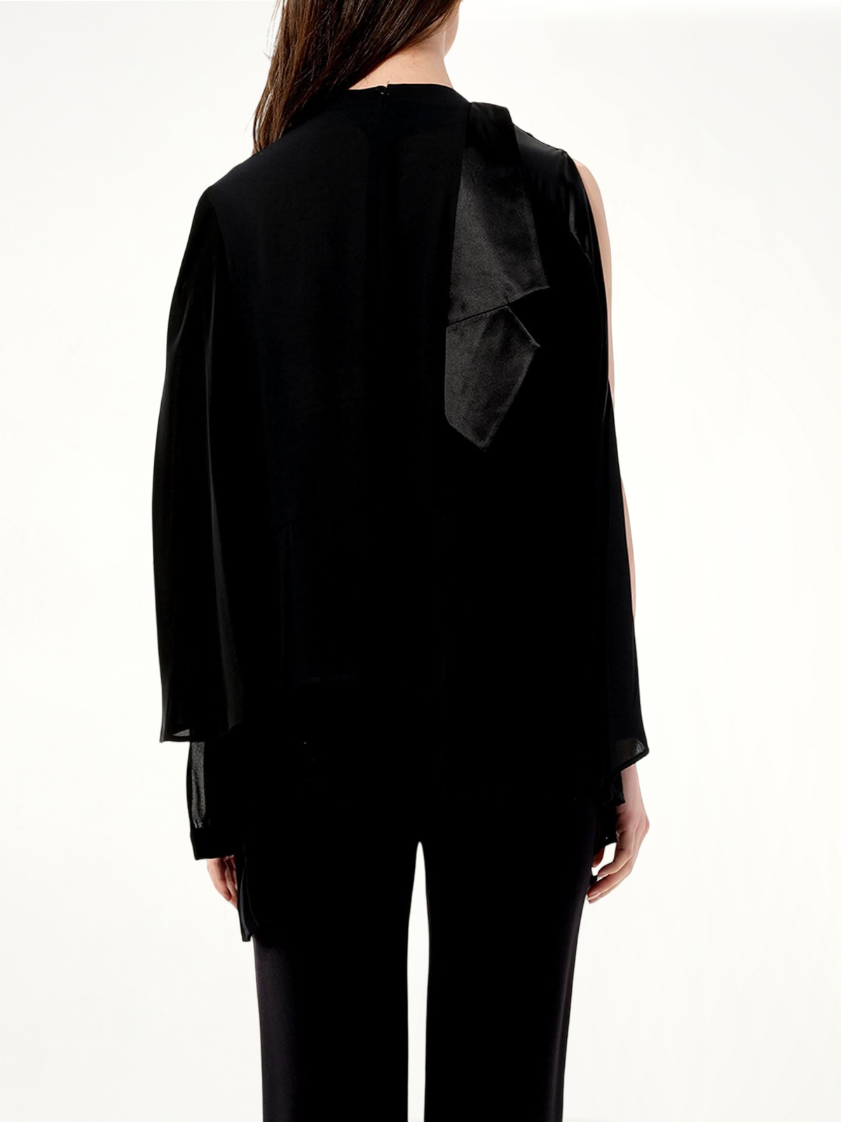 Georgette Top in Black