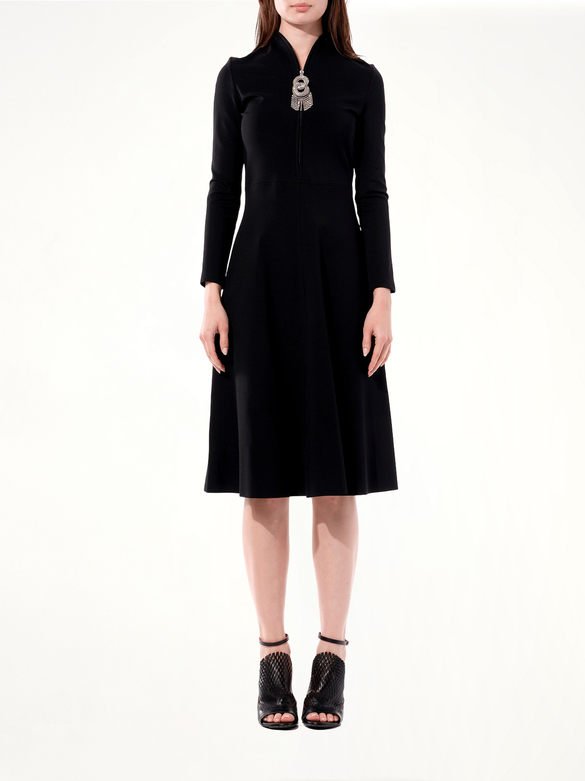 Bijou Skater Dress in Black