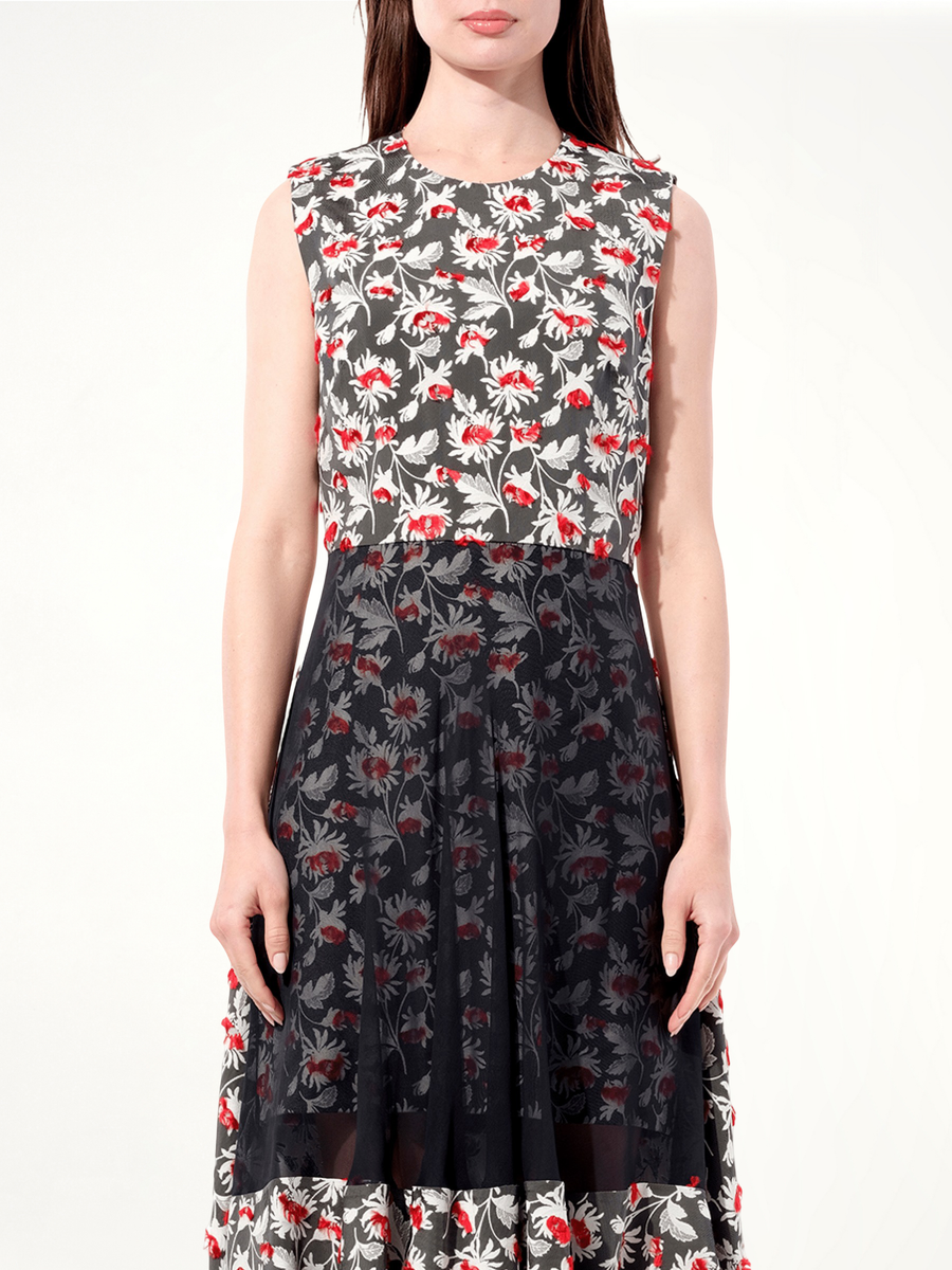 Jacquard Dress in Multicolor