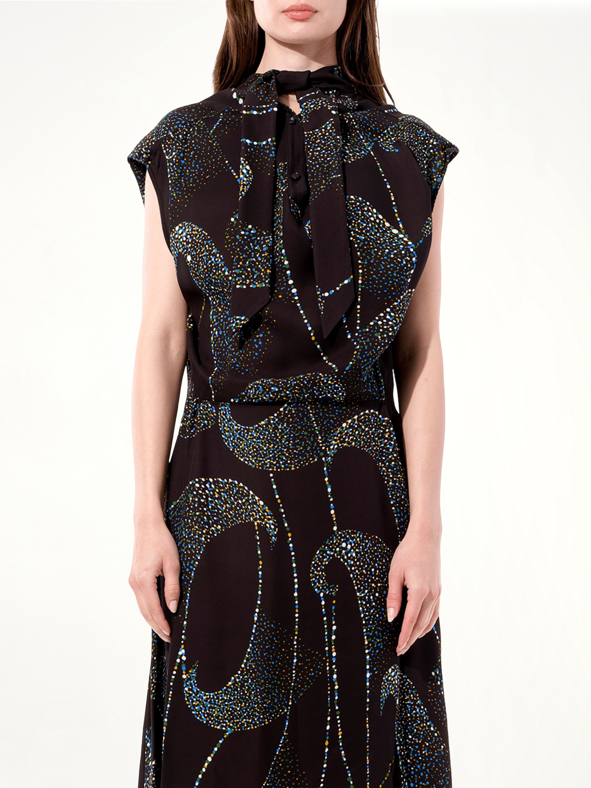 Crepe Dress in Black