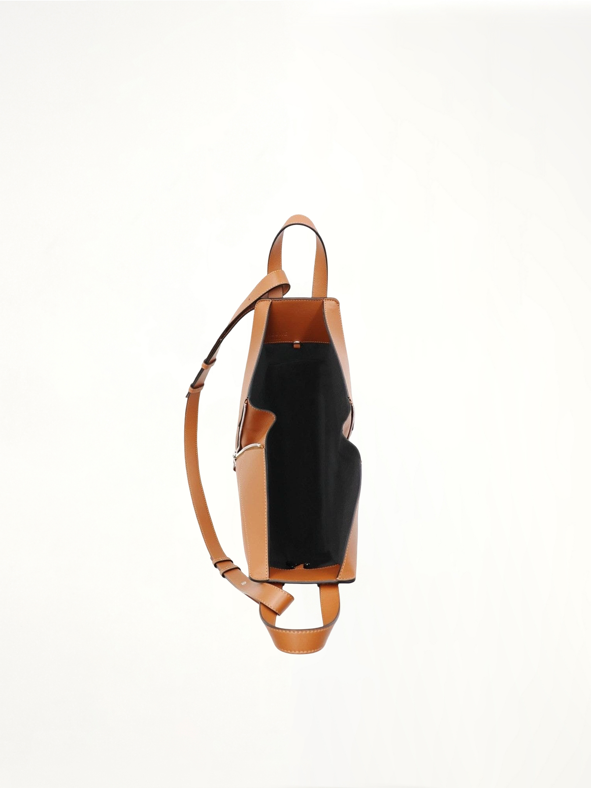 Small Hammock Bag in Classic Calfskin in Tan