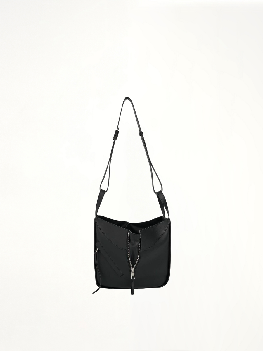 Small Hammock Bag in Classic Calfskin in Black