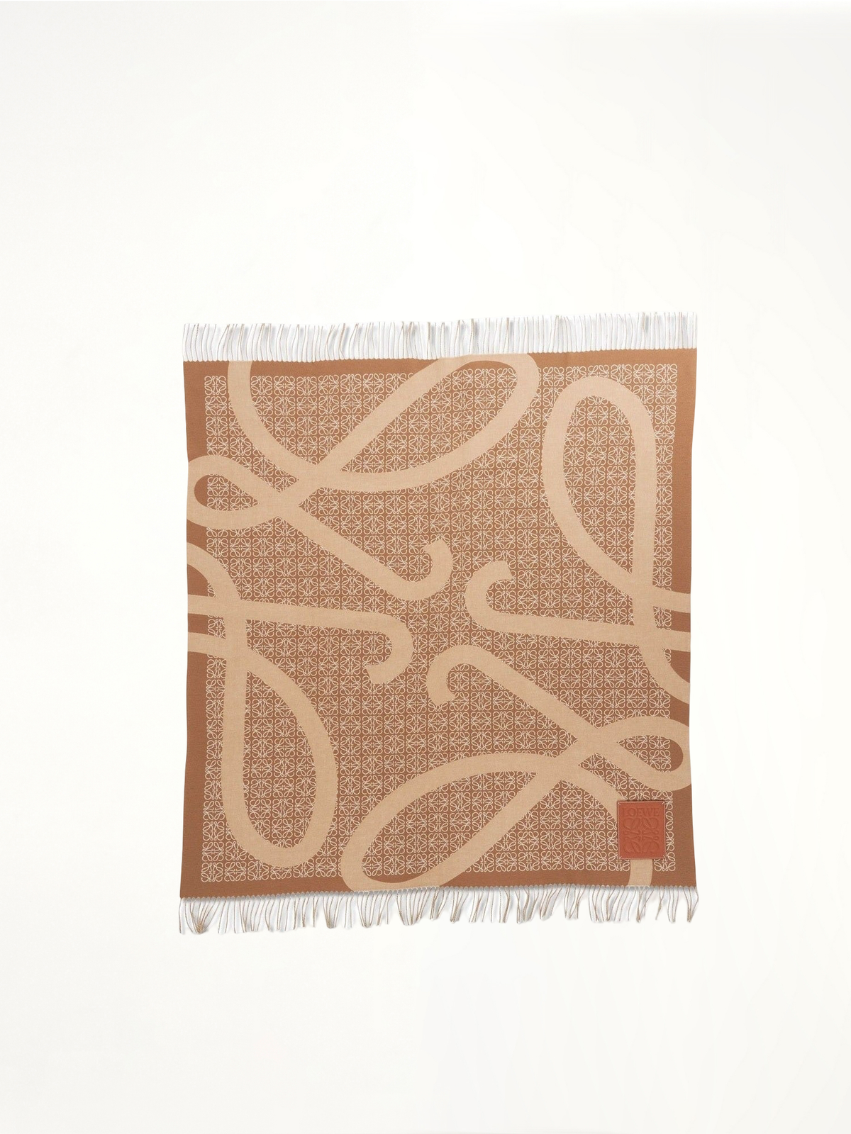 Anagram Wool Blanket in Camel