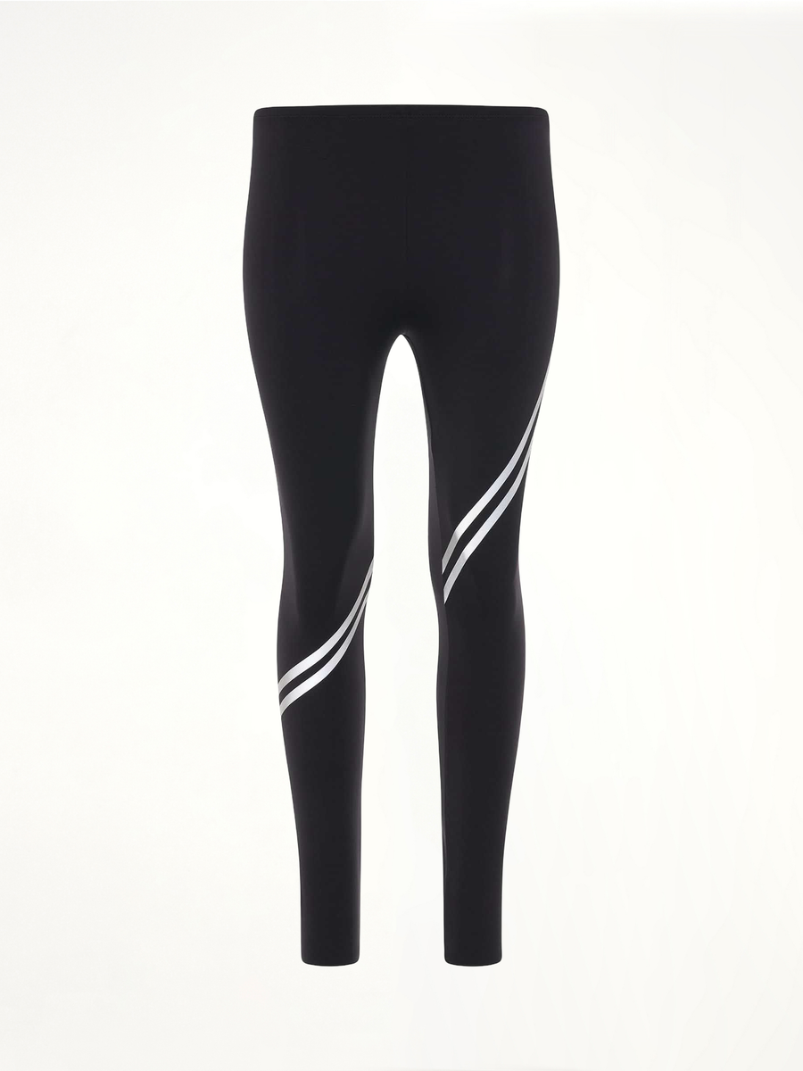 Logo Polyamide Leggings in Black