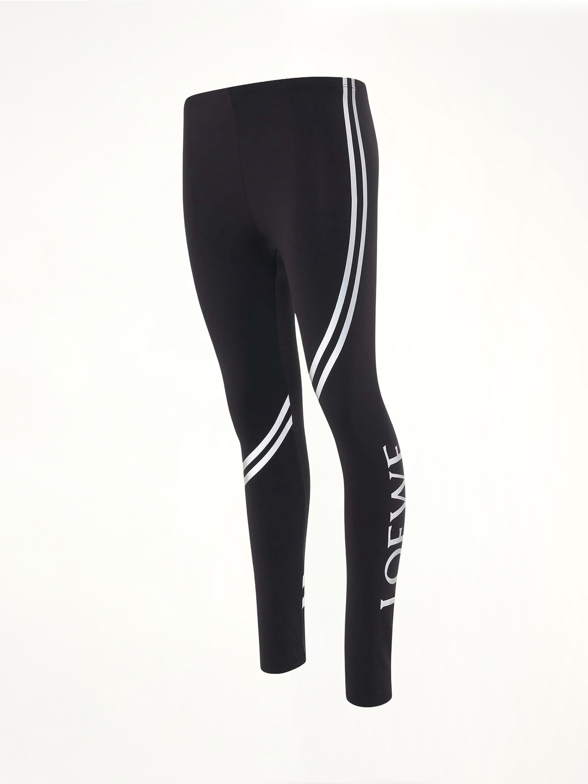 Logo Polyamide Leggings in Black