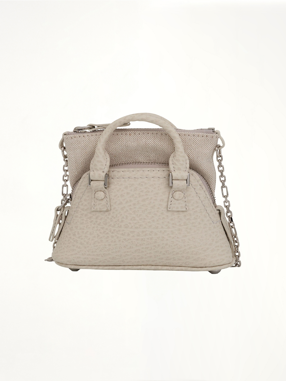 Baby 5AC Leather Bag in Grey