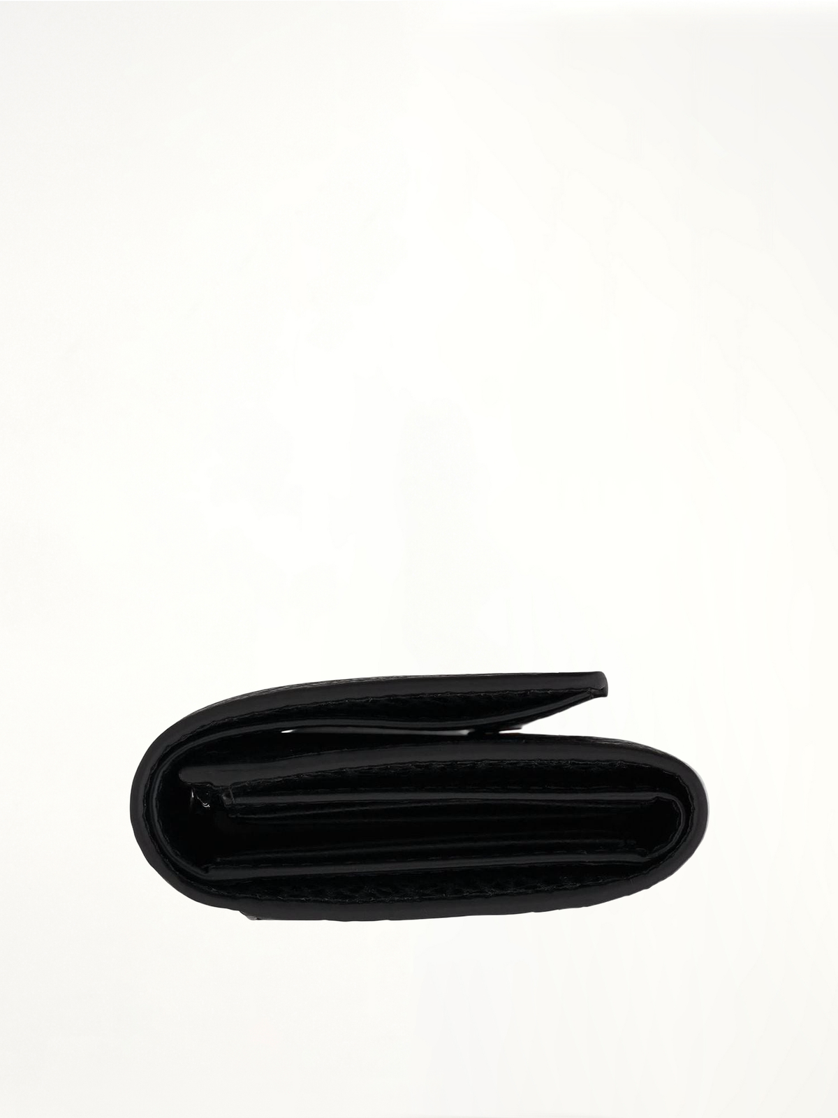 Four Stitches Tri Fold Wallet in Black
