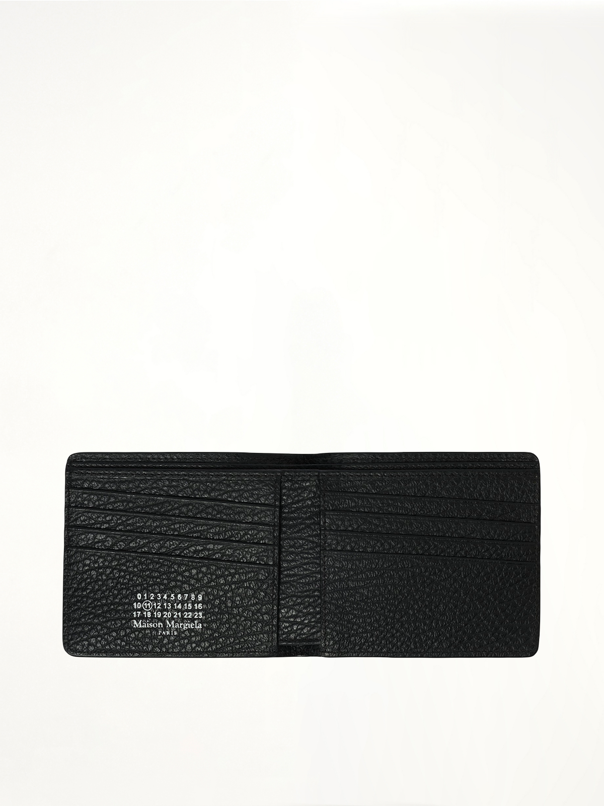 4 Stitch Bifold Wallet in Black