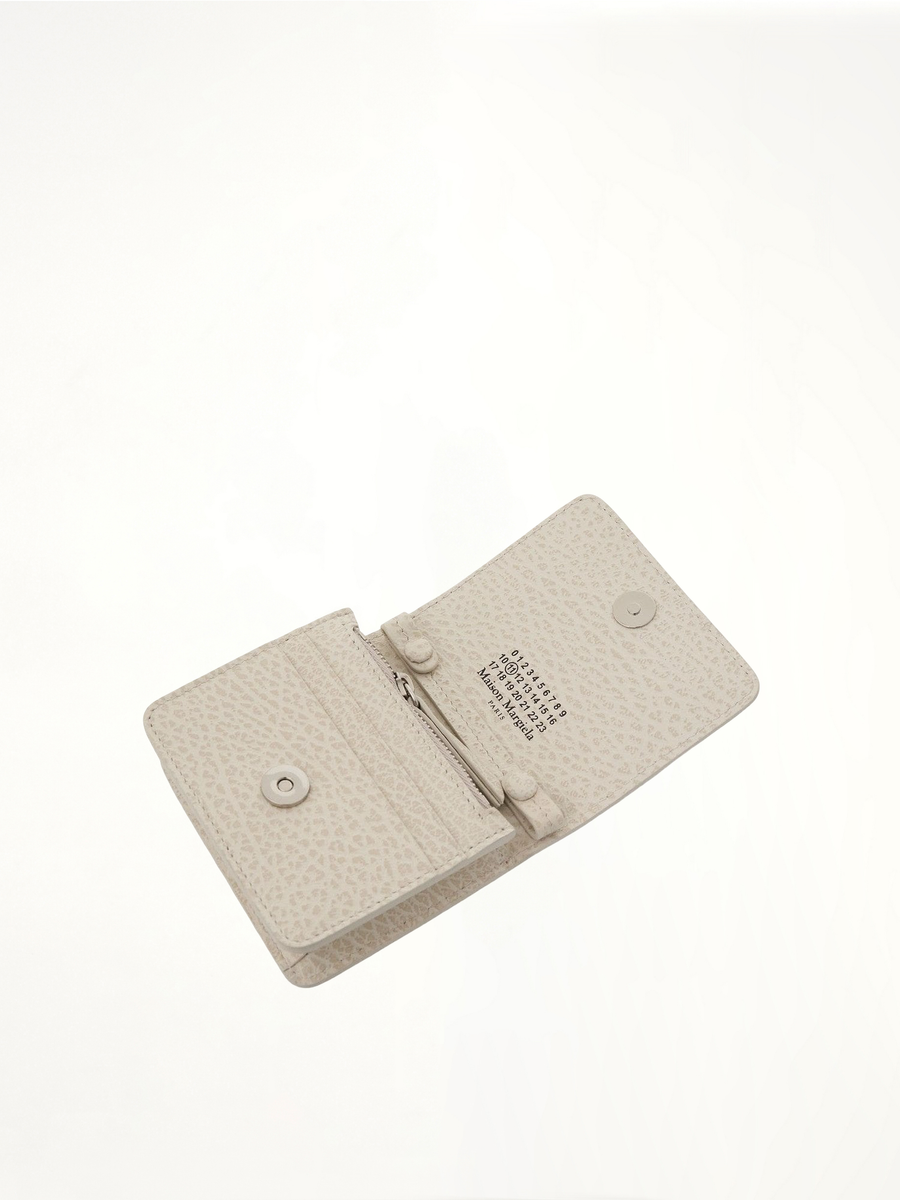 Four Stitches Chain Wallet in Grey