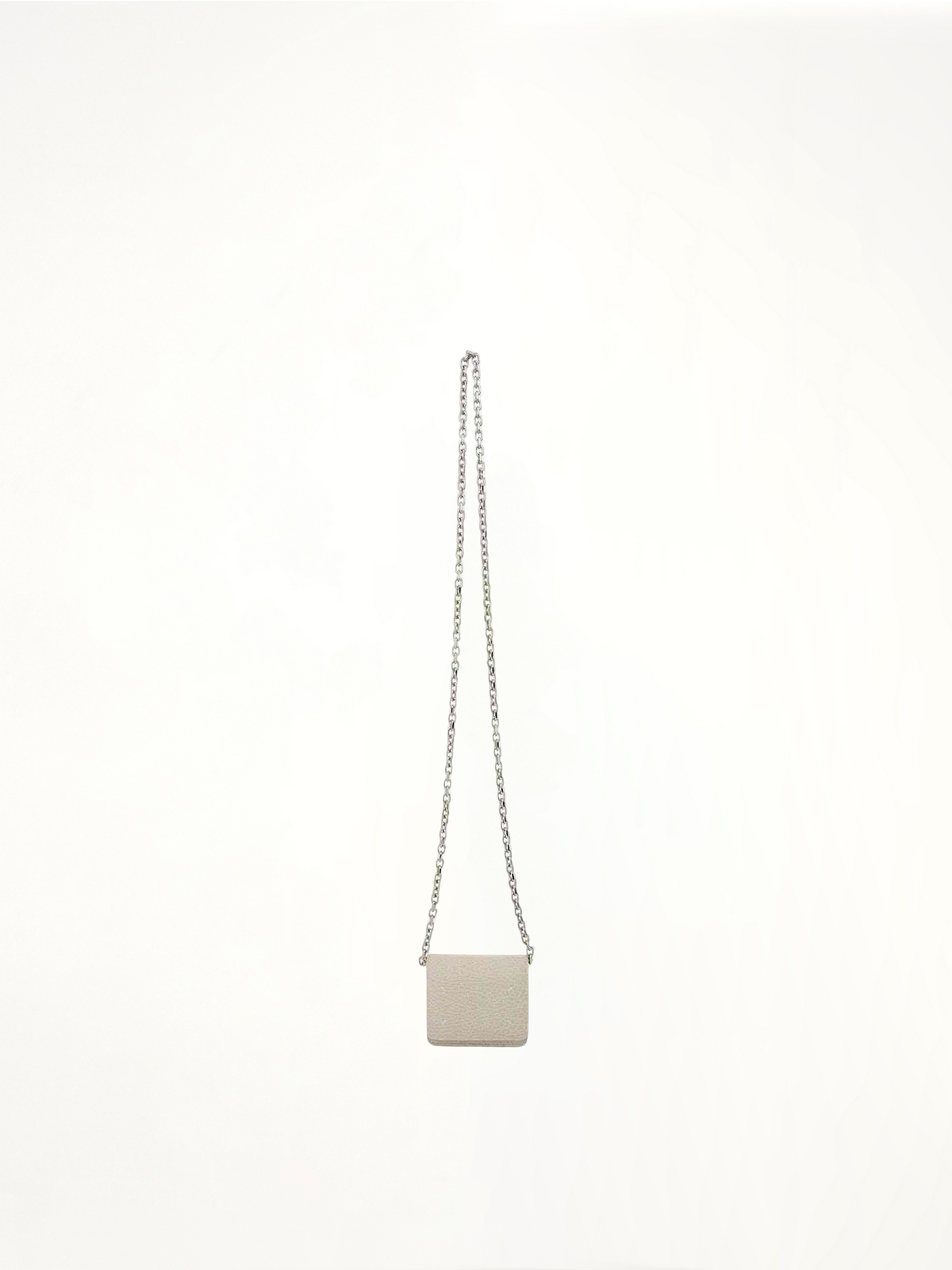 Four Stitches Chain Wallet in Grey