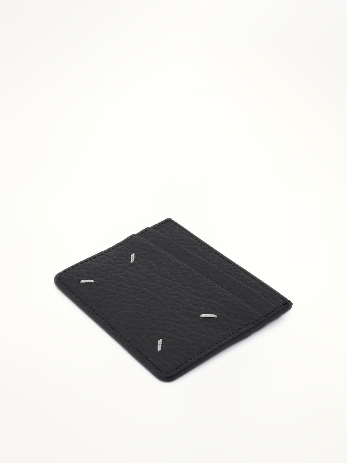 Maison Margiela 6CC Leather Card Holder in Black