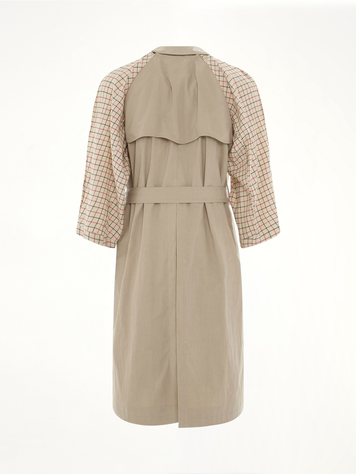 Double Breasted Trench Coat in Sand