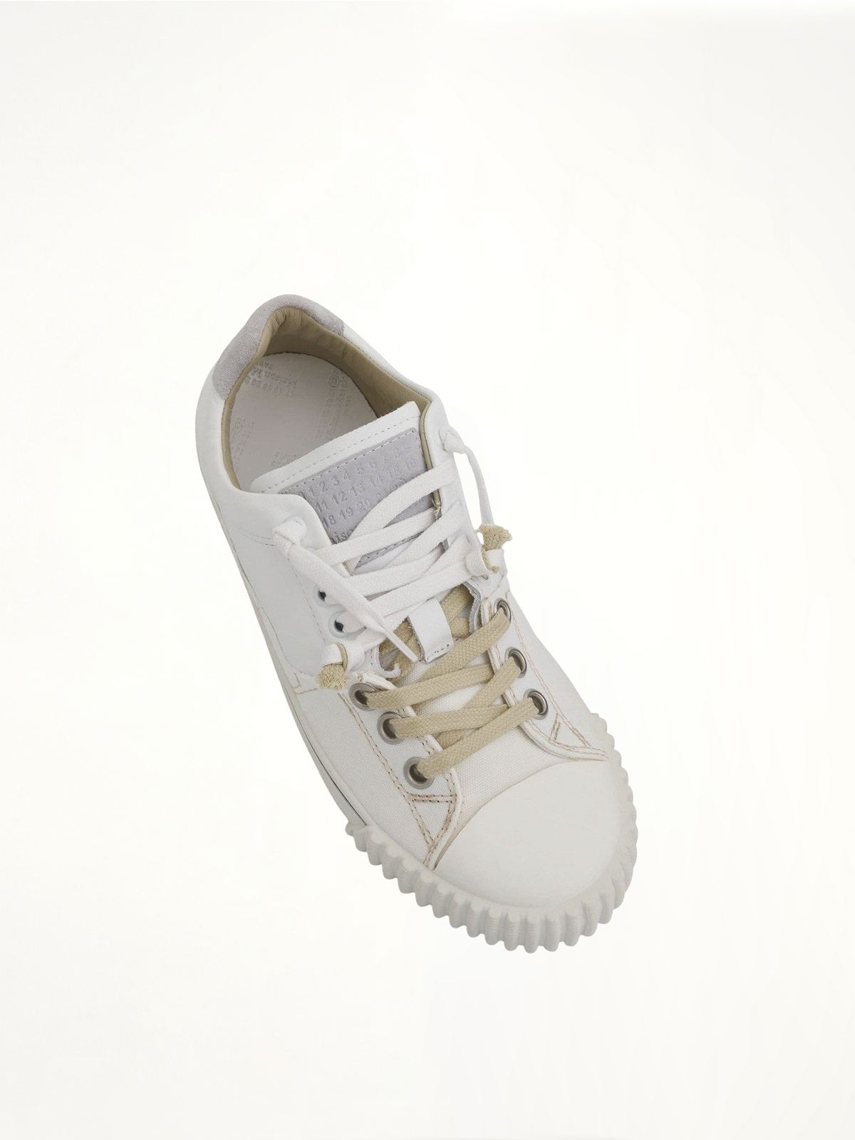 New Evolution Sneaker in White Top View | MAISON MARGIELA