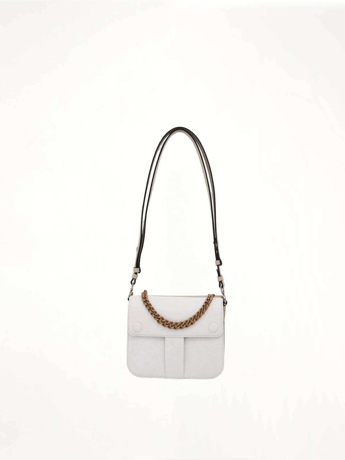 New Lock Square Bag in Grey