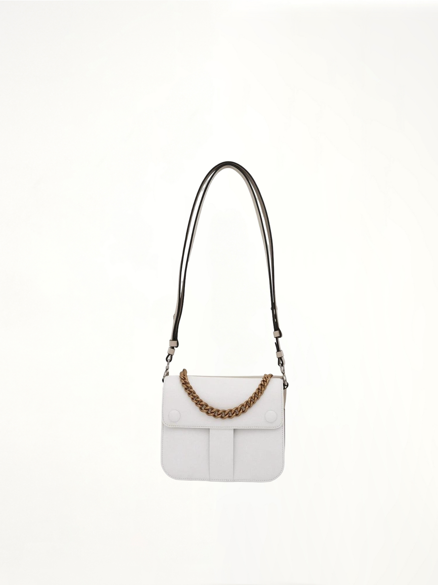 New Lock Square Bag in Grey