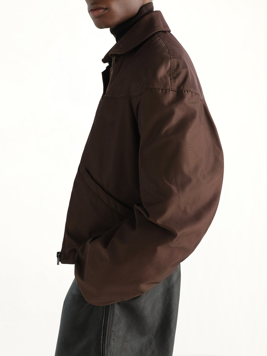 Puffer Blouson in Praline