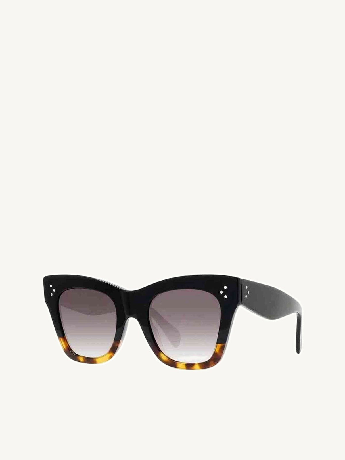 Celine CL4004IN 5005K Cat Eye Sunglasses with Gradient Roviex Lens in Havana