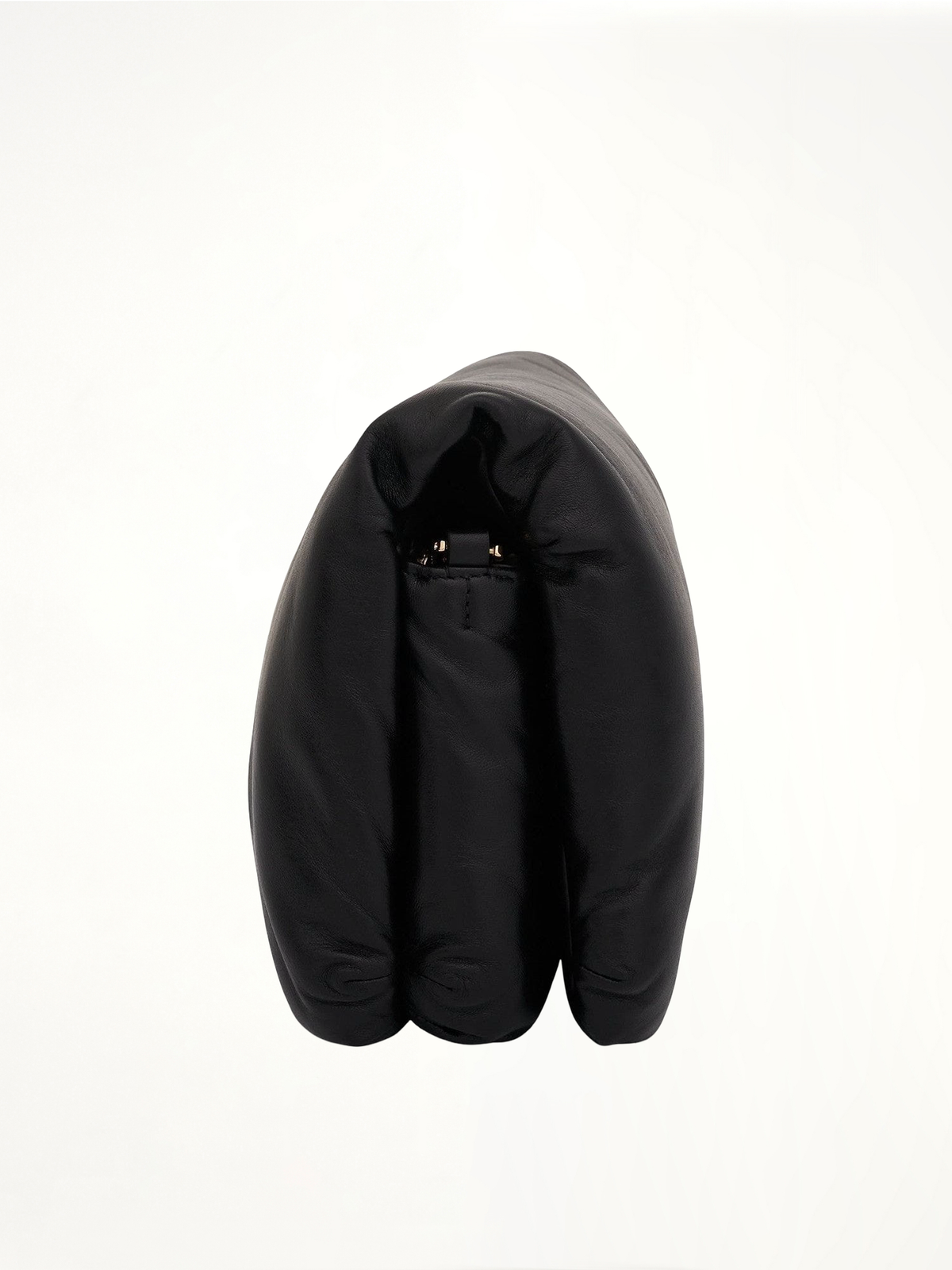 Puffer Goya Bag in Shiny Nappa Lambskin in Black